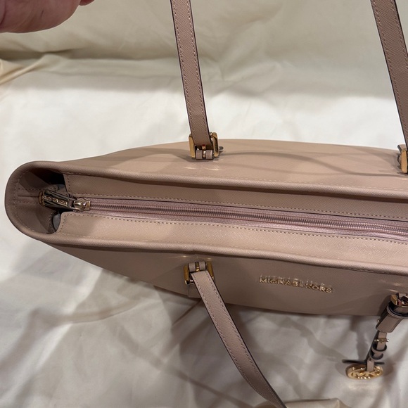 Michael Kors Tan Leather Tote Bag - Picture 4 of 9